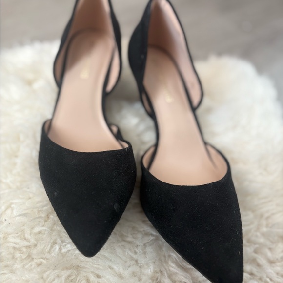 NWOT Dream Pairs Black D’Orsay Heels | Size 9 | 3-Inch Pointed Toe Pumps - Picture 6 of 7